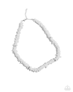 On A SHELL-ular Level White Necklace