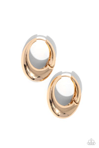 Oval Official Earring (Silver, Gold)