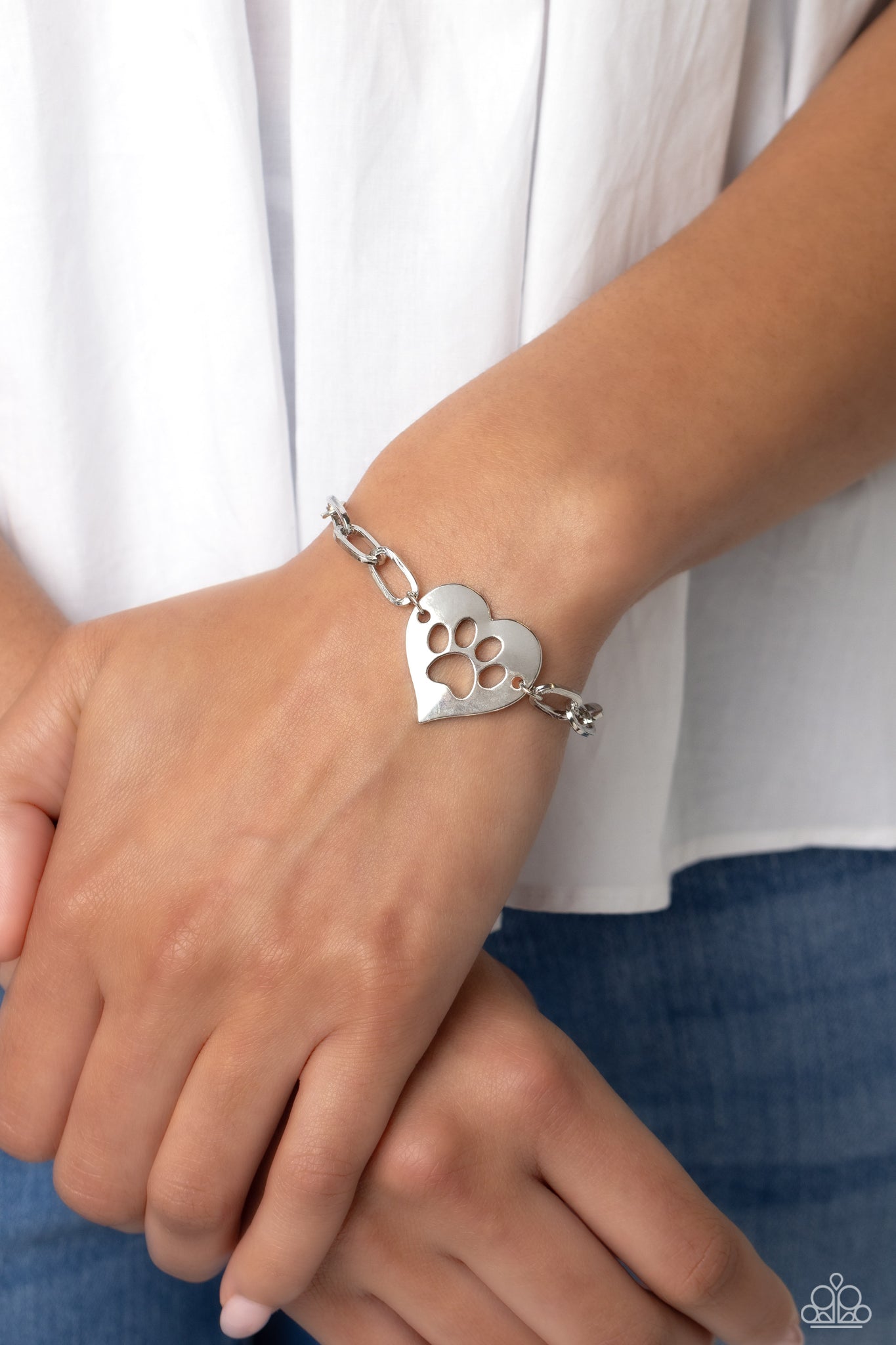 PAW-sitively Perfect Bracelet (Silver, Gold)