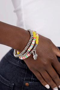 Peaceful Potential Bracelet (White, Yellow)