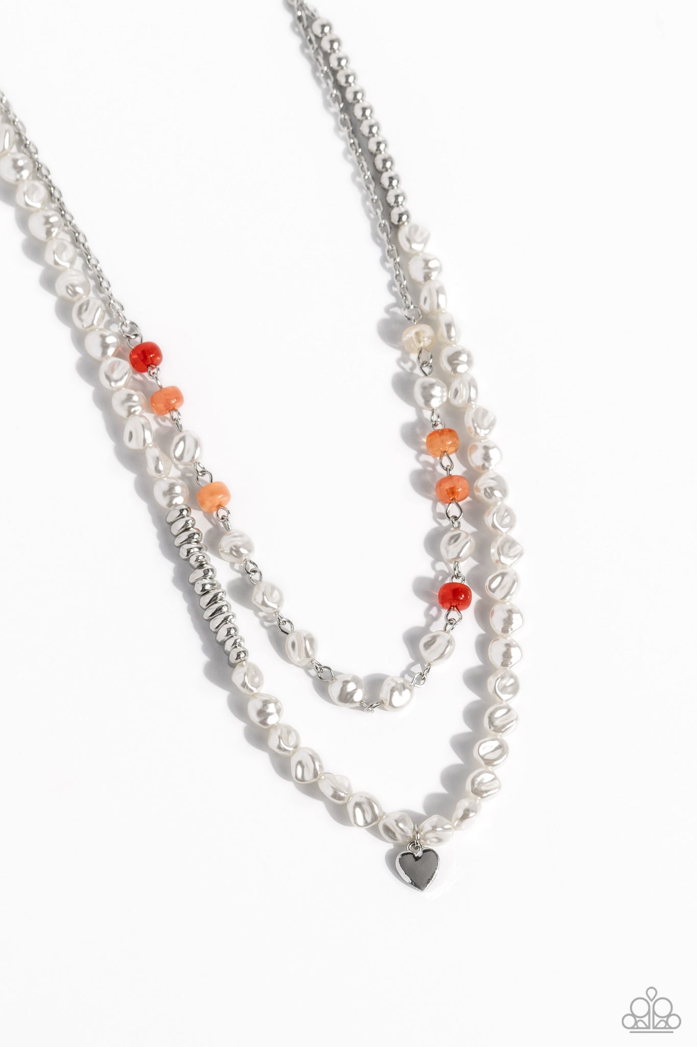 Pearl Pact Orange Necklace