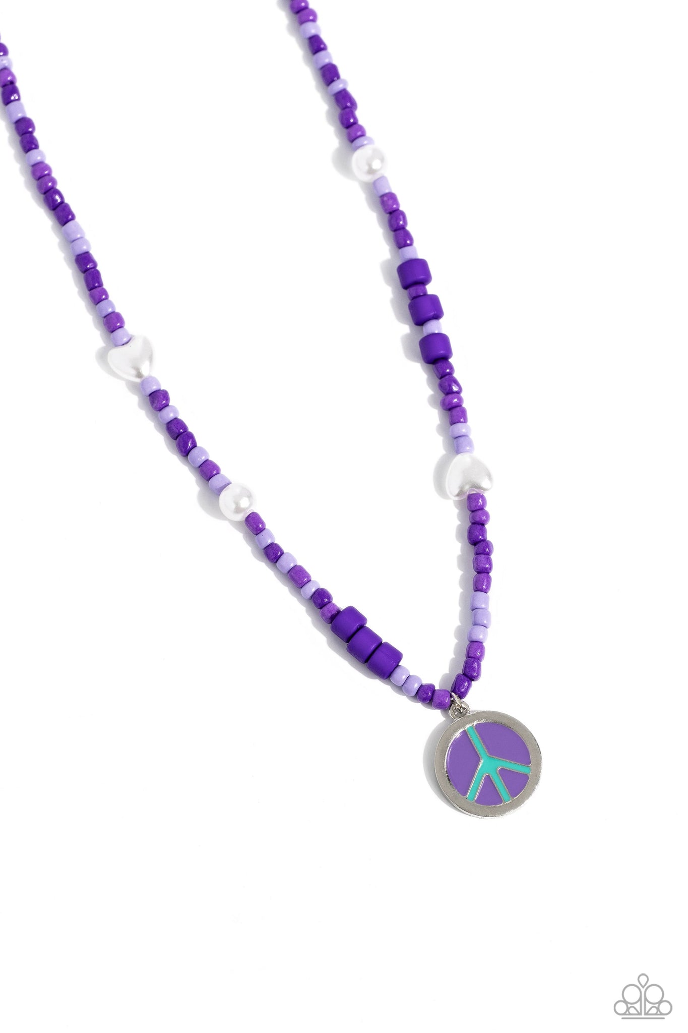 Pearly Possession Necklace (Red, Purple)