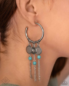 Peppy Pinnacle Blue Earring