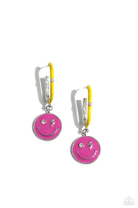 Personable Pizzazz Earring (Pink, Orange)