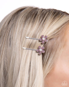 Playfully Perennial Pink Hair Clip