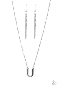 Leave Your Initials Silver Necklace