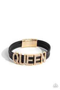 Queen of My Life Gold Bracelet