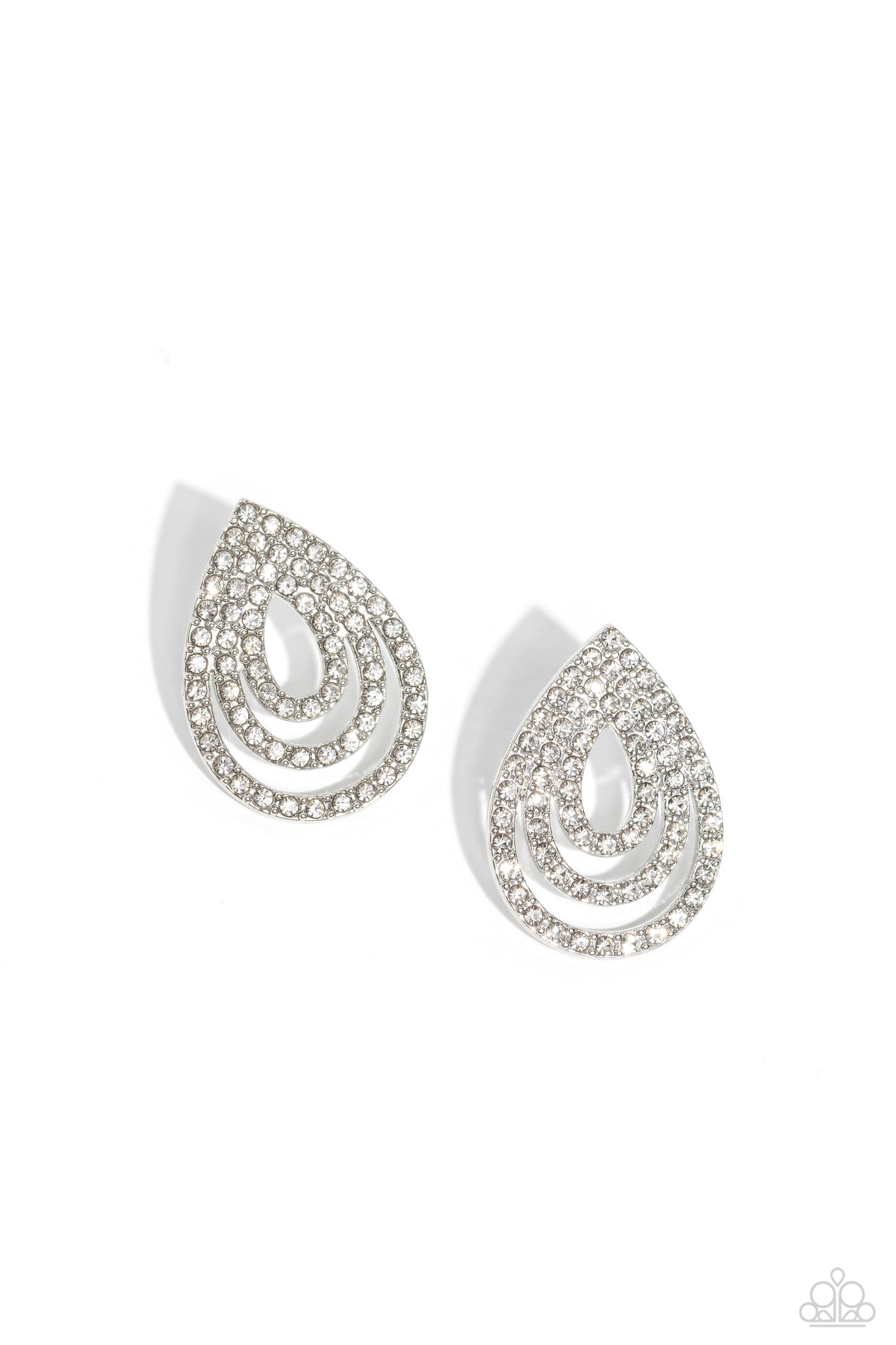 Red Carpet Reverie White Earring
