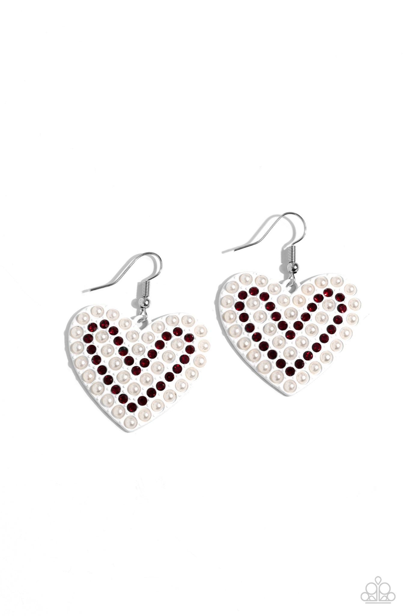 Romantic Reunion Earring (Red, White)