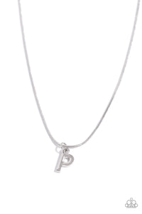 Seize the Initial Silver Necklace