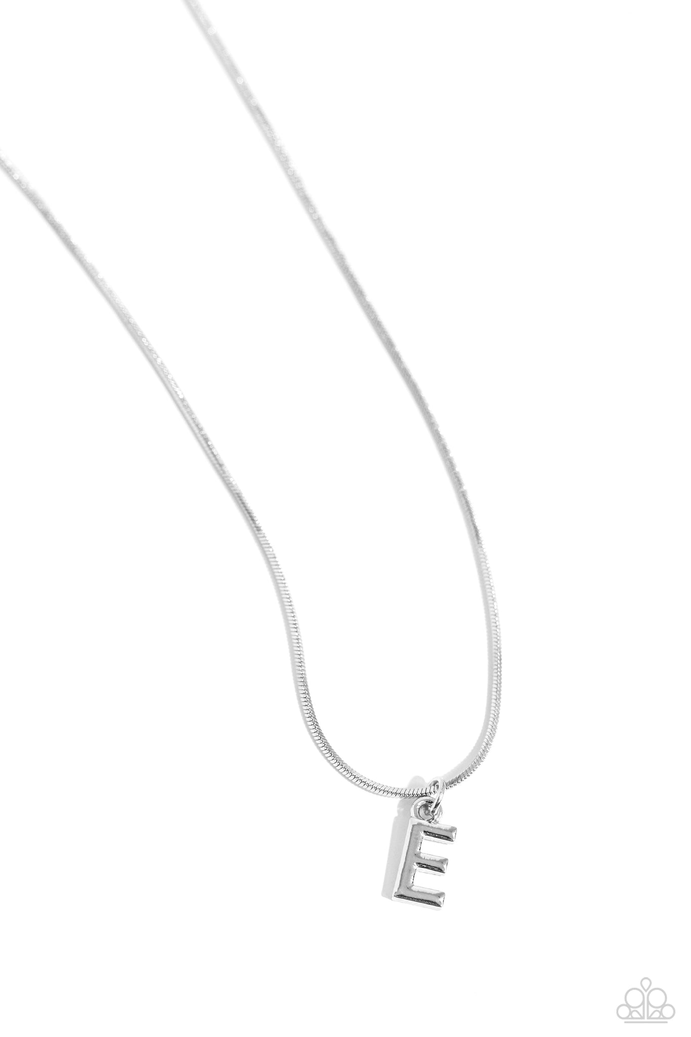 Seize the Initial Silver Necklace