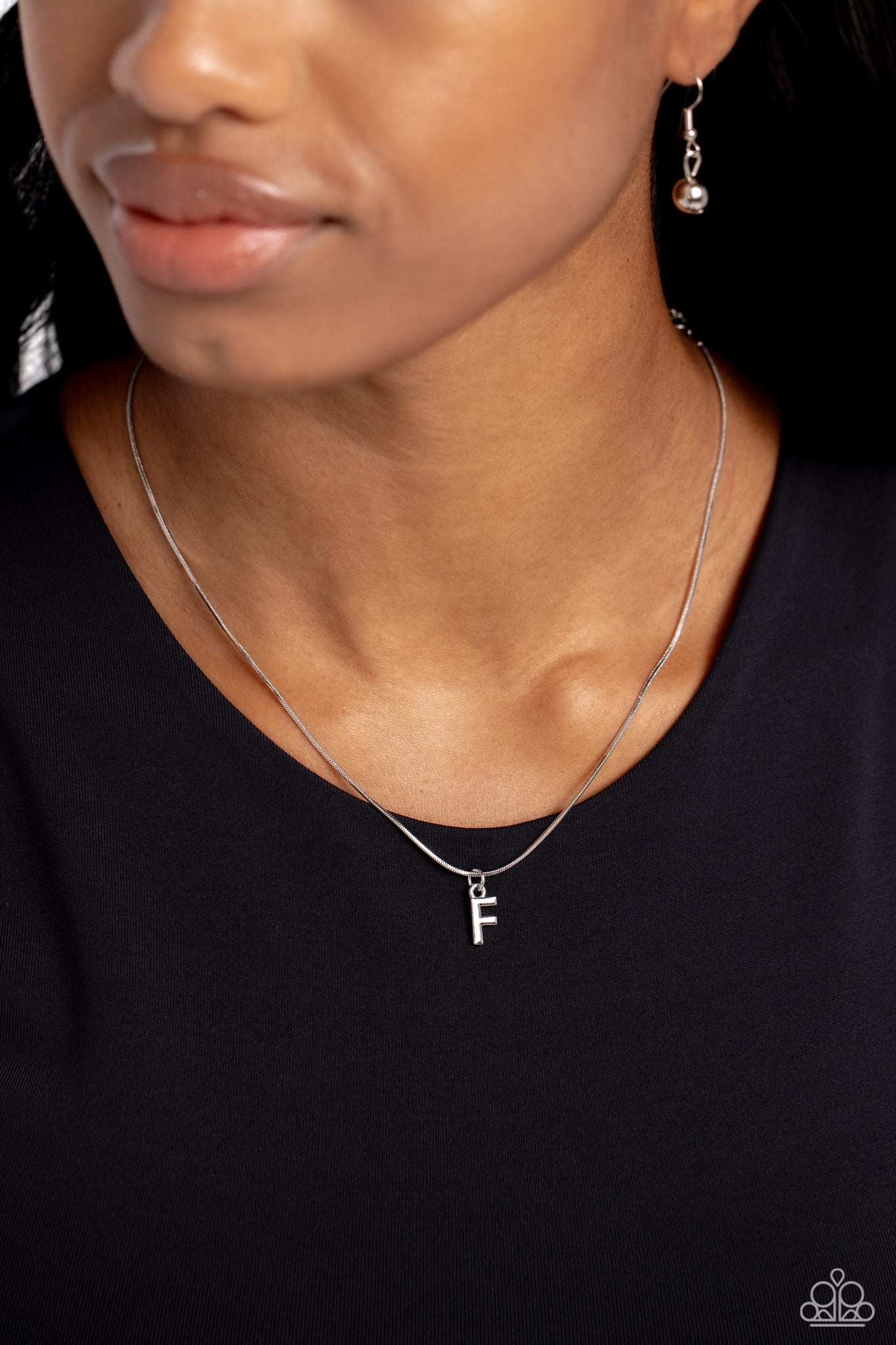 Seize the Initial Silver Necklace