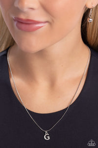 Seize the Initial Silver Necklace