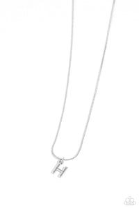 Seize the Initial Silver Necklace