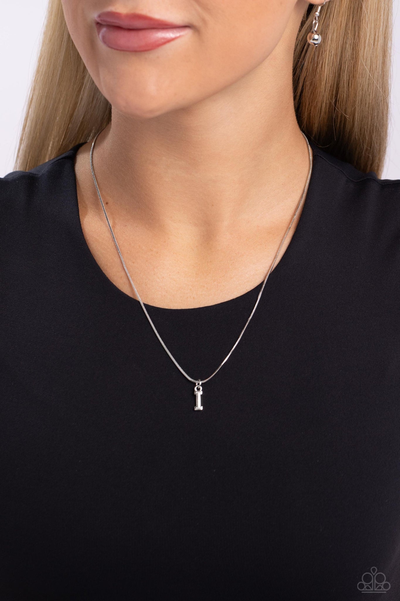 Seize the Initial Silver Necklace