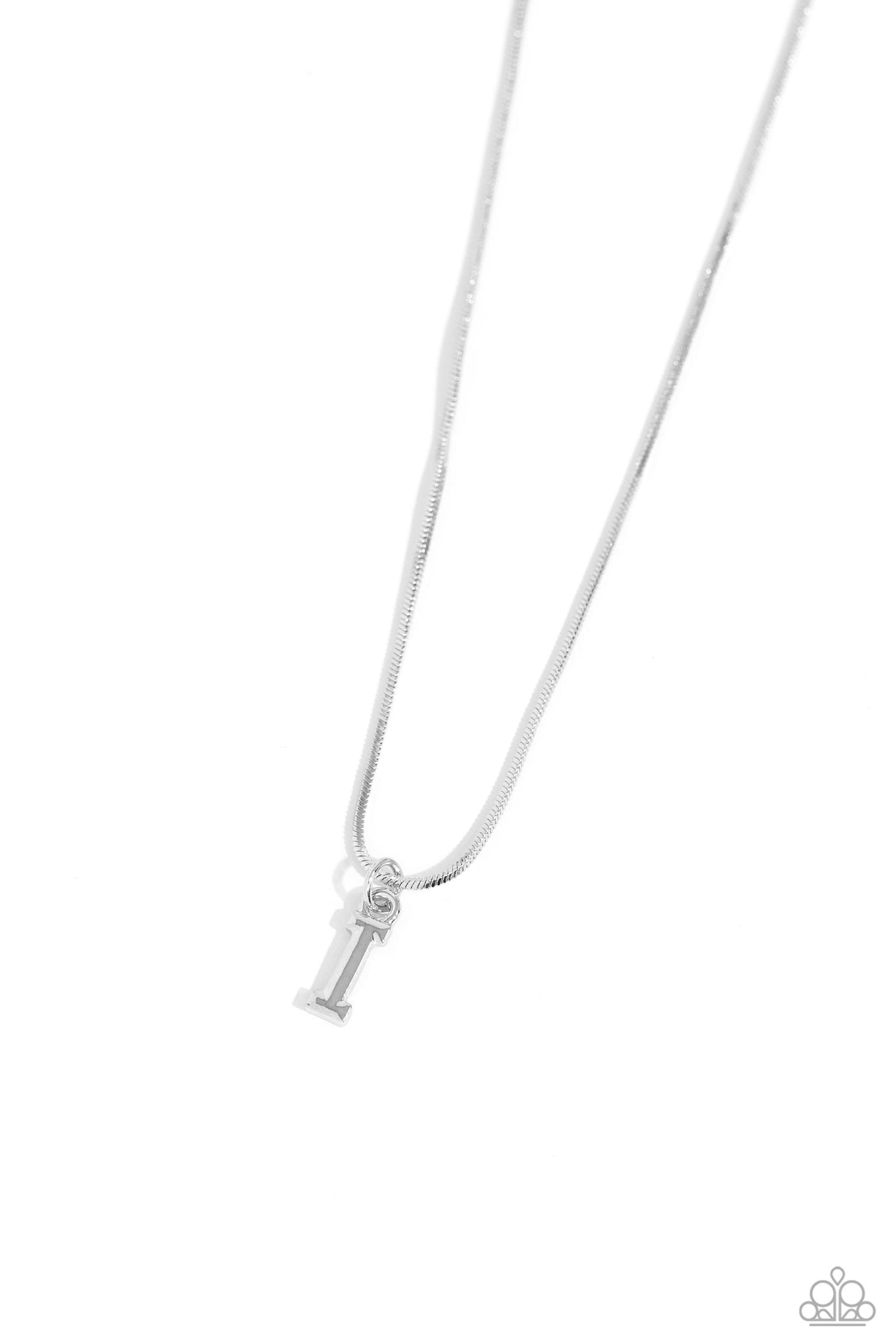 Seize the Initial Silver Necklace