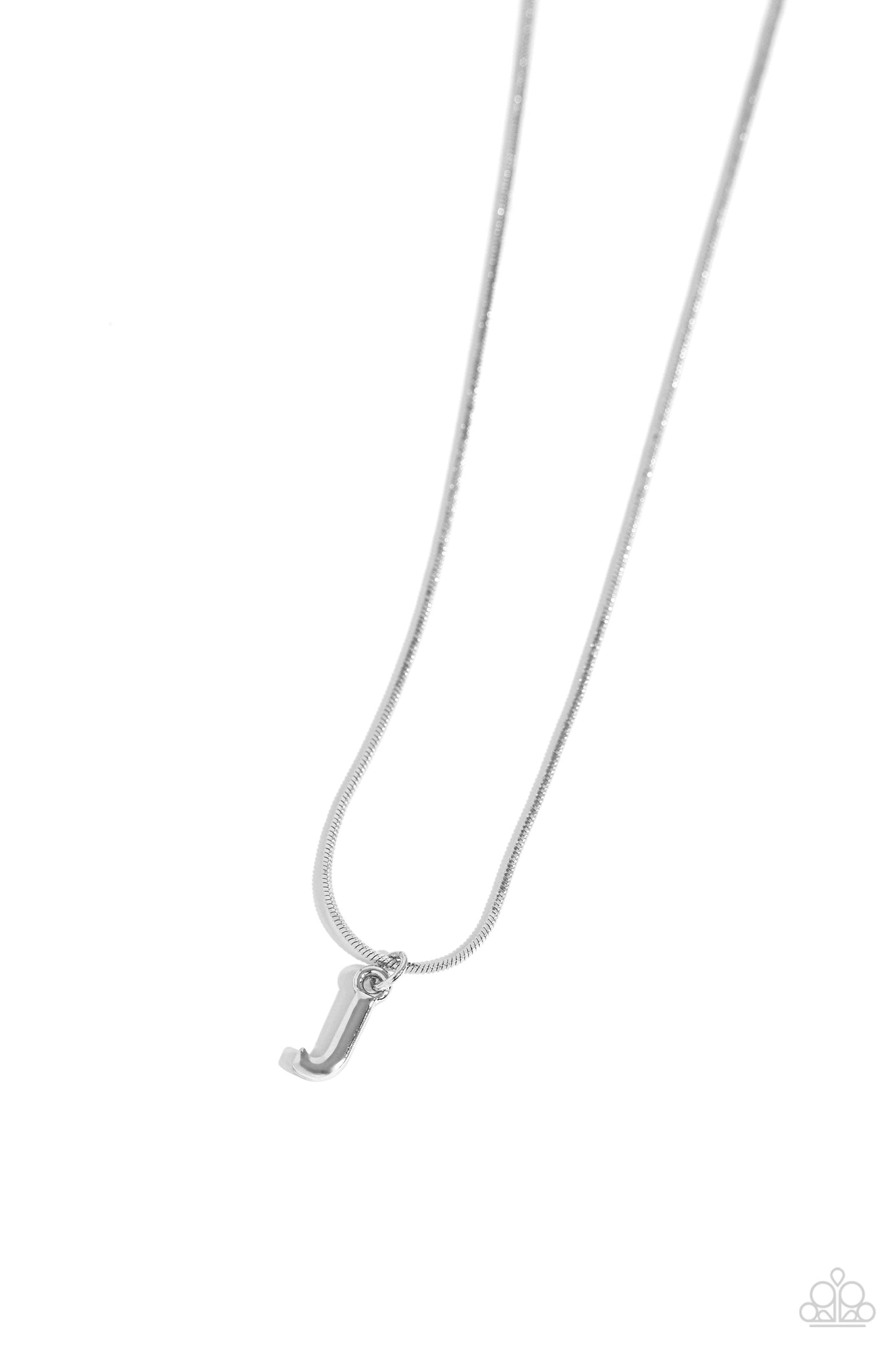 Seize the Initial Silver Necklace