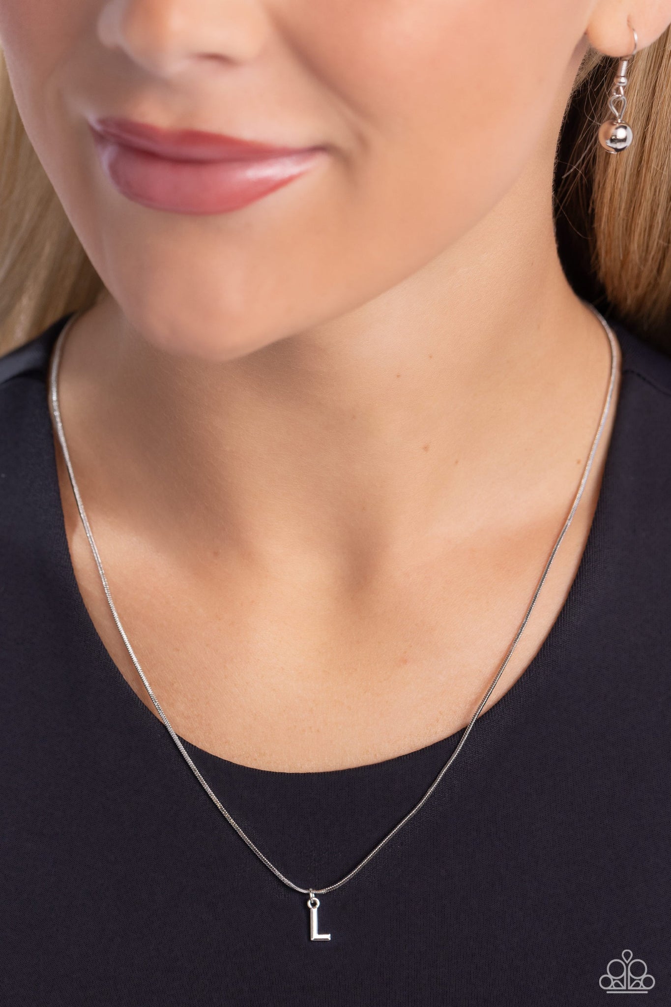 Seize the Initial Silver Necklace