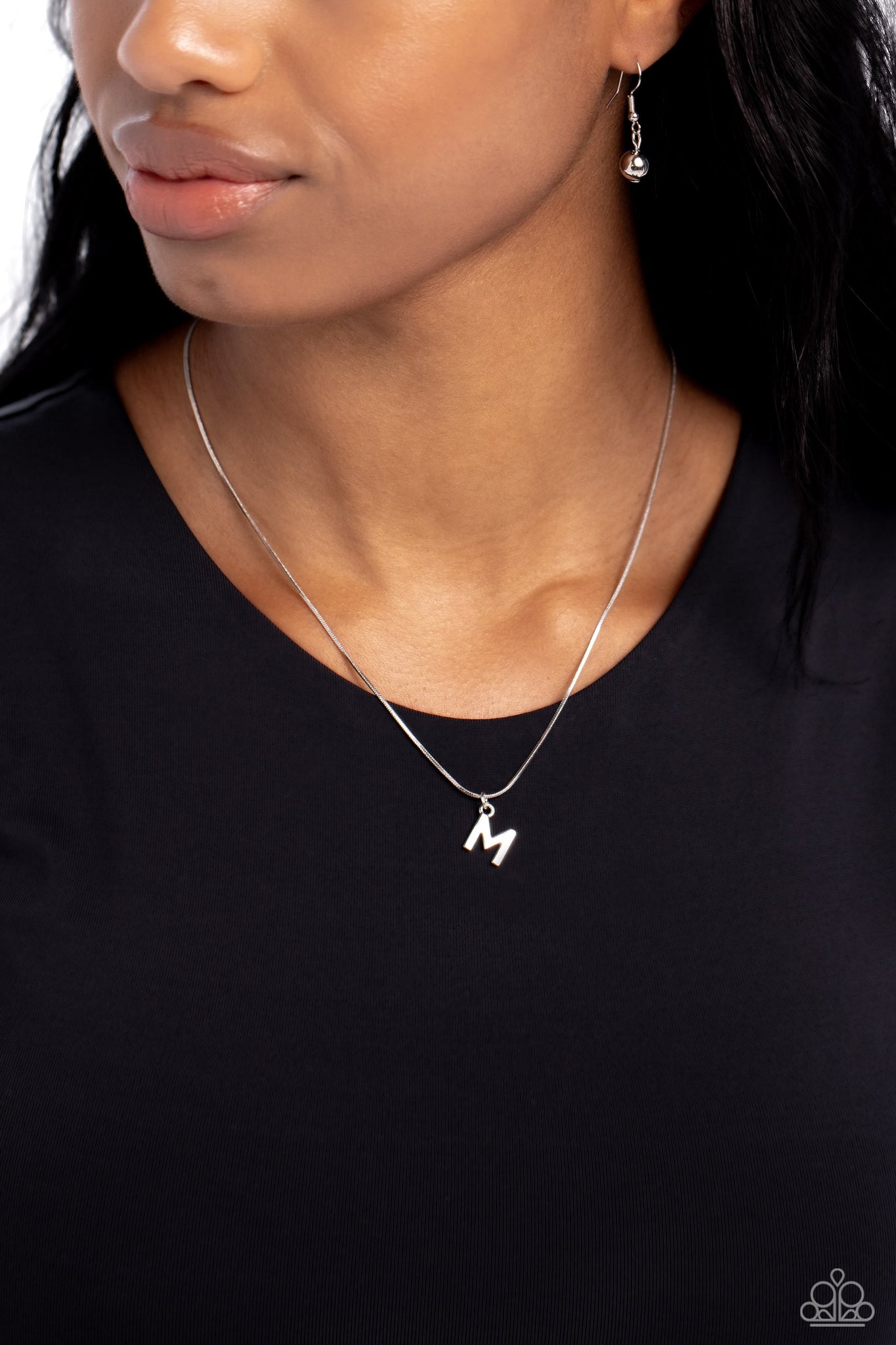 Seize the Initial Silver Necklace