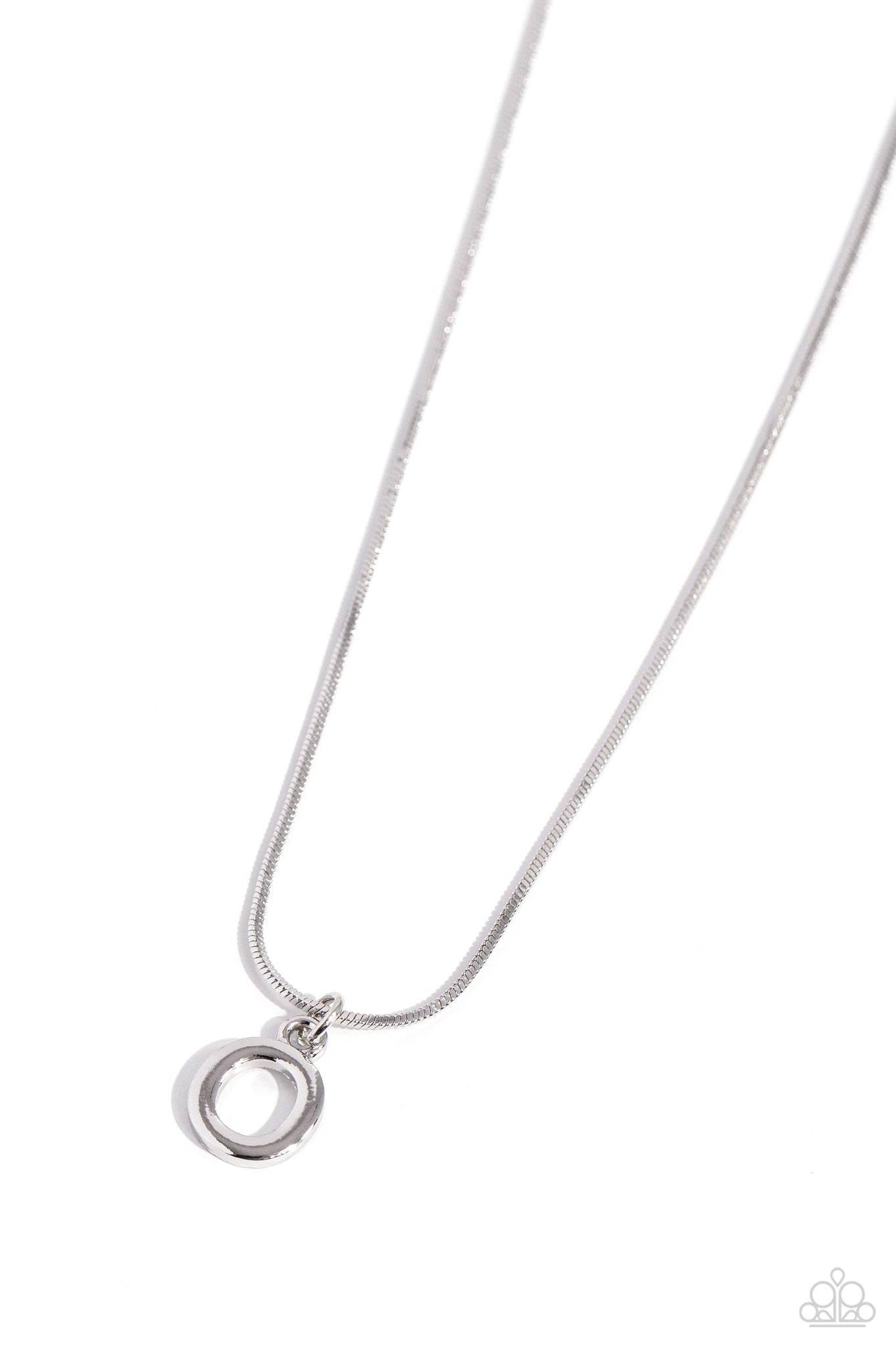 Seize the Initial Silver Necklace