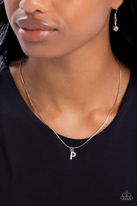 Seize the Initial Silver Necklace