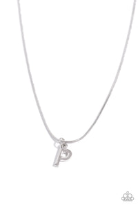 Seize the Initial Silver Necklace