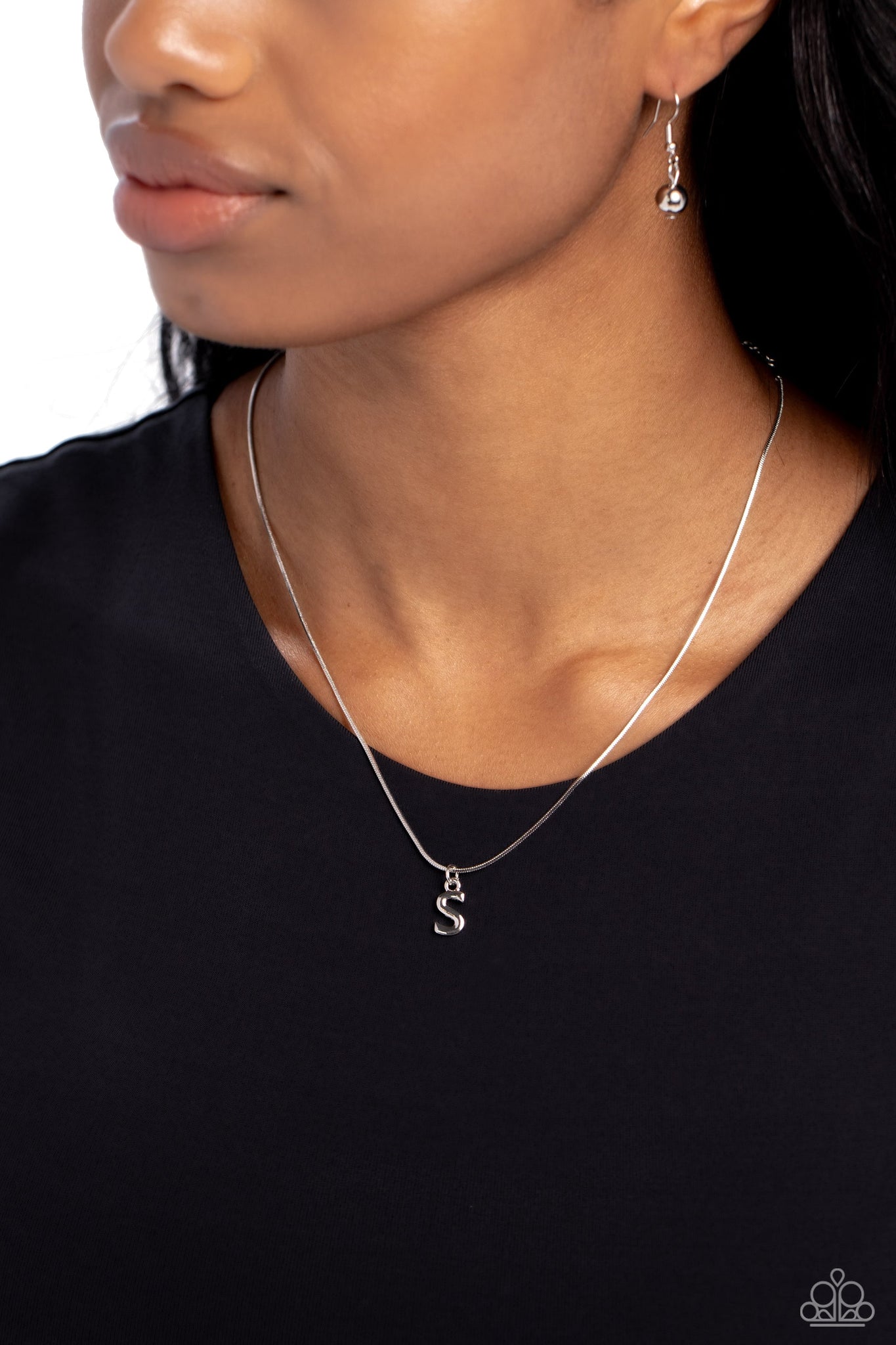 Seize the Initial Silver Necklace