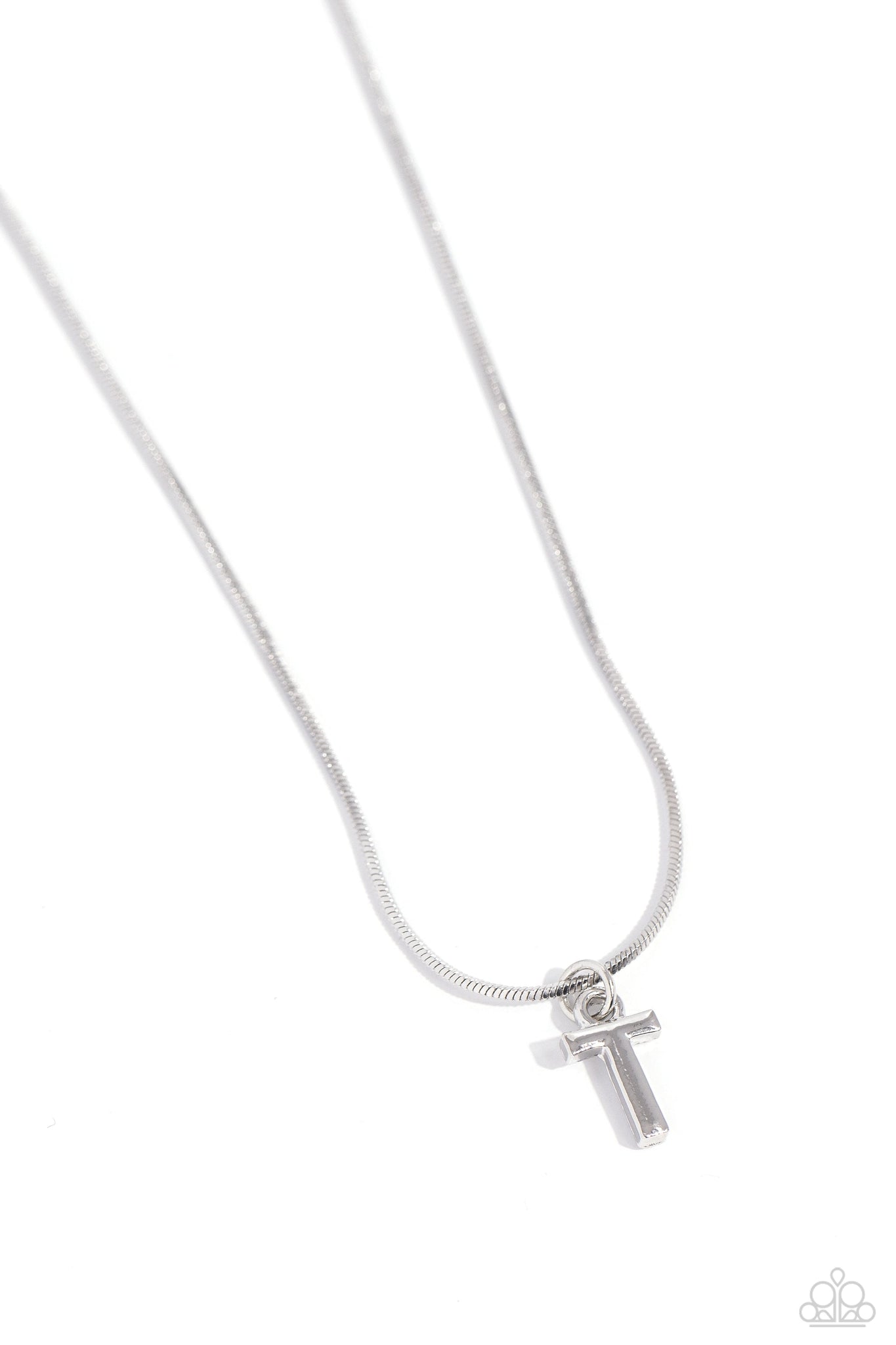 Seize the Initial Silver Necklace