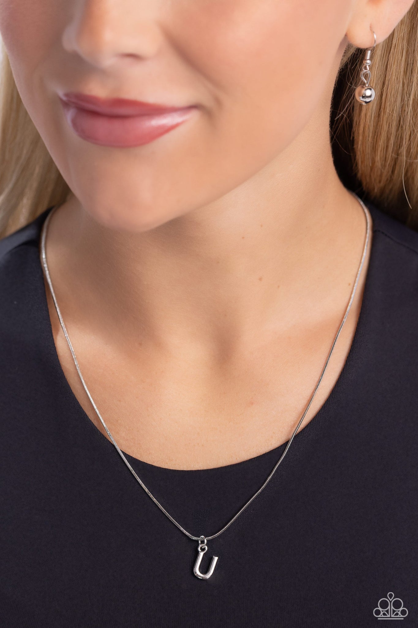 Seize the Initial Silver Necklace