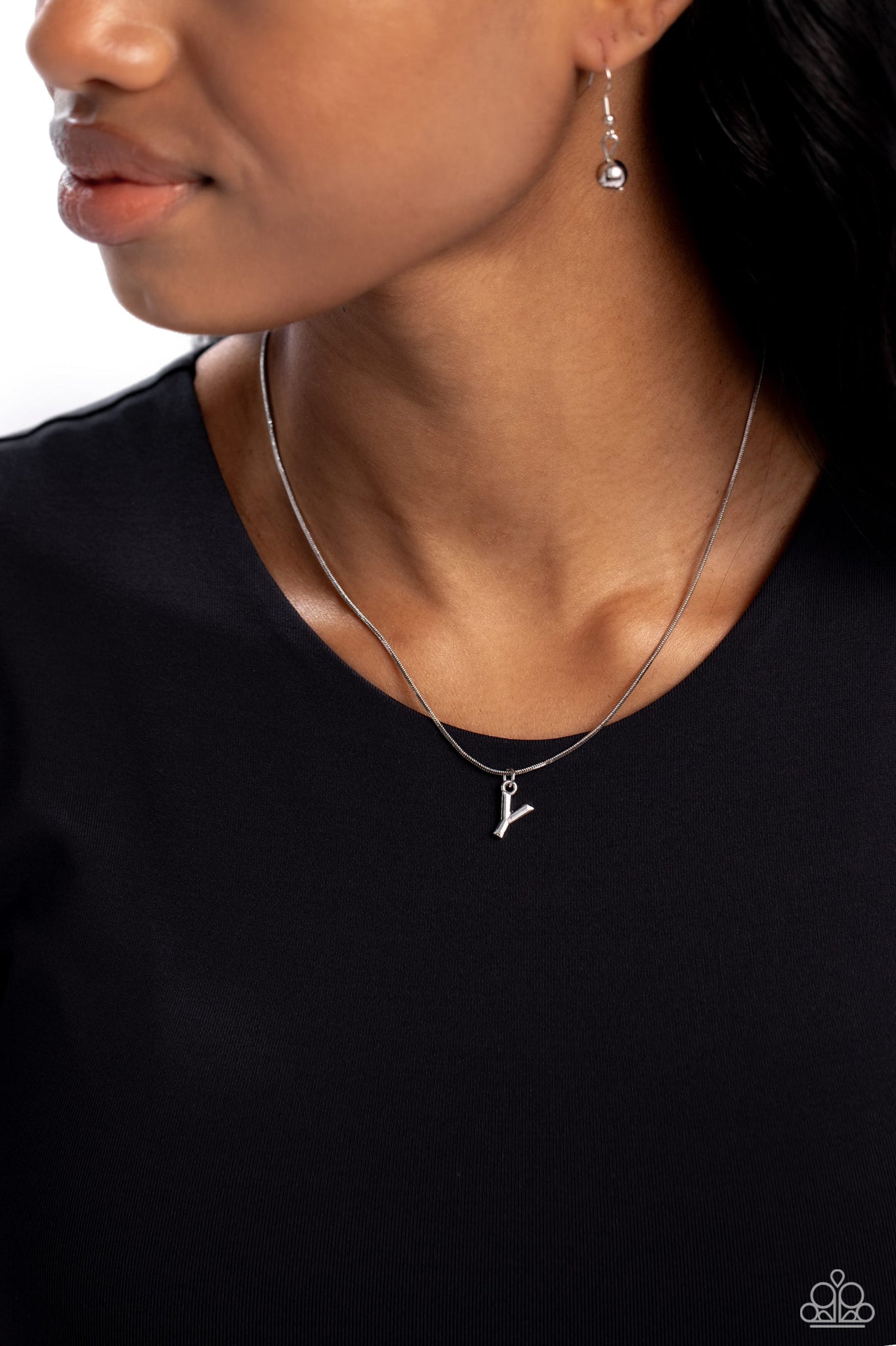 Seize the Initial Silver Necklace