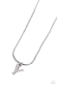 Seize the Initial Silver Necklace