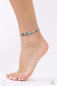 Seize the Shapes Anklet (Multi, Blue)