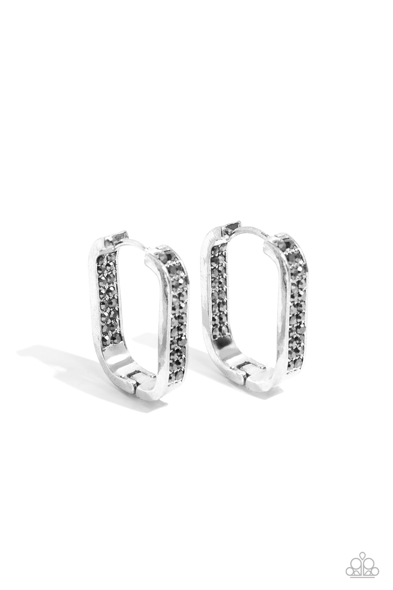 Sinuous Silhouettes Silver Earring