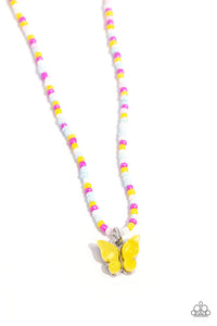 Soaring Shell Necklace (Yellow, White)