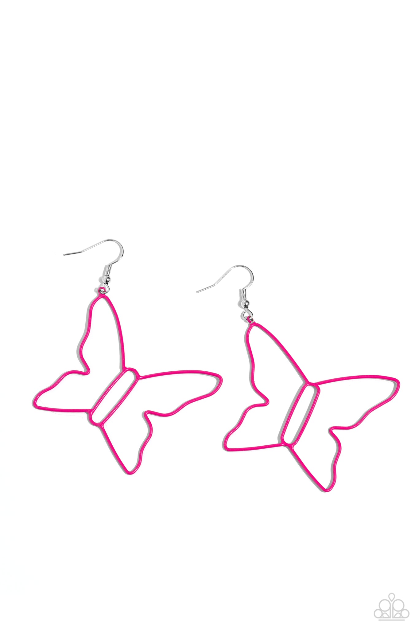 Soaring Silhouettes Earring (Blue, Pink)