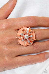 Soft-Hearted Salvage Rose Gold Ring