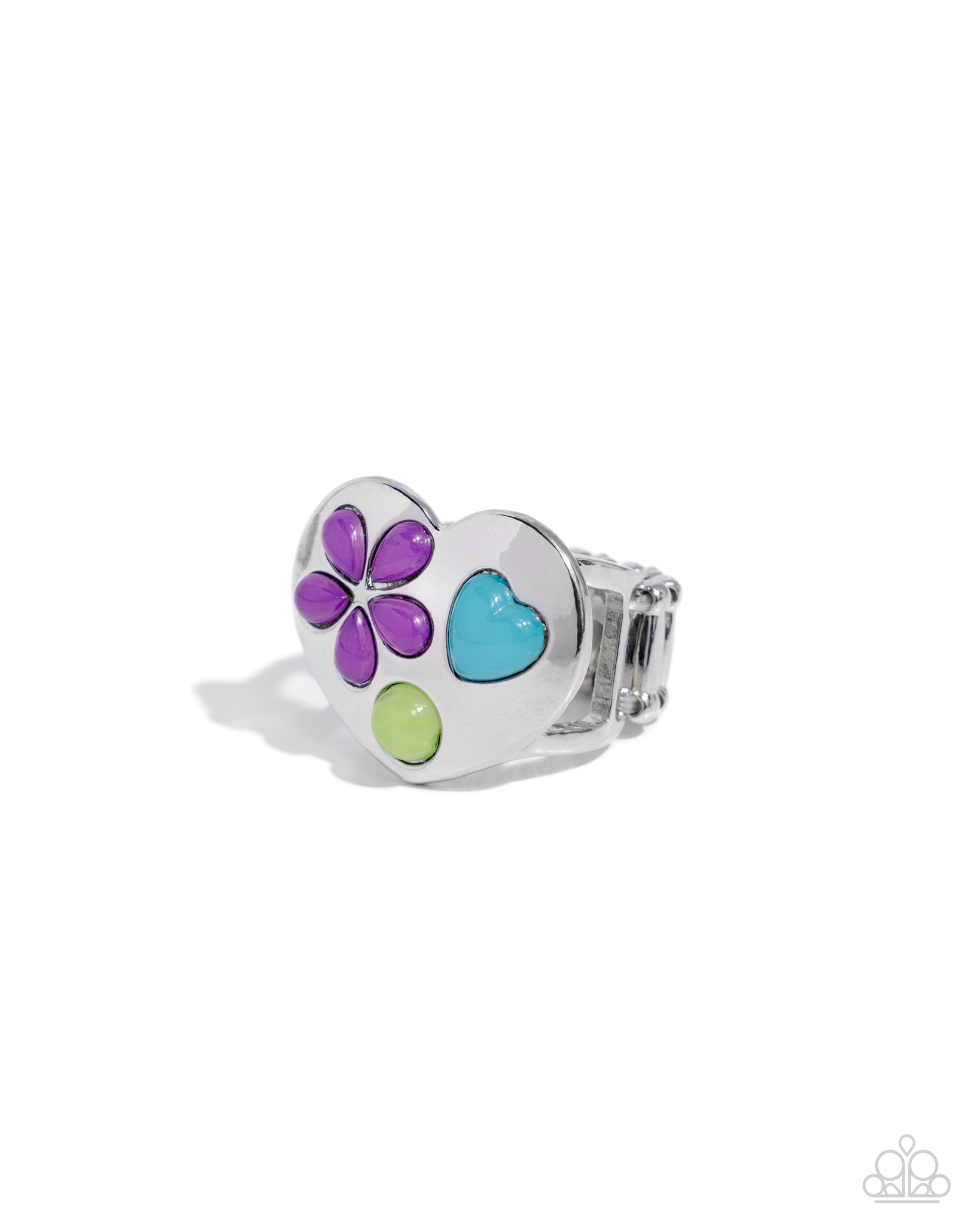 Spirited Shapes Ring (Red, Purple)