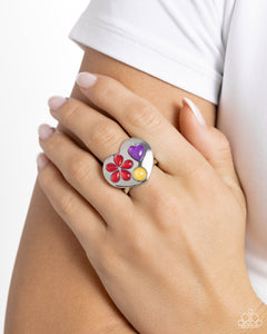 Spirited Shapes Ring (Red, Purple)