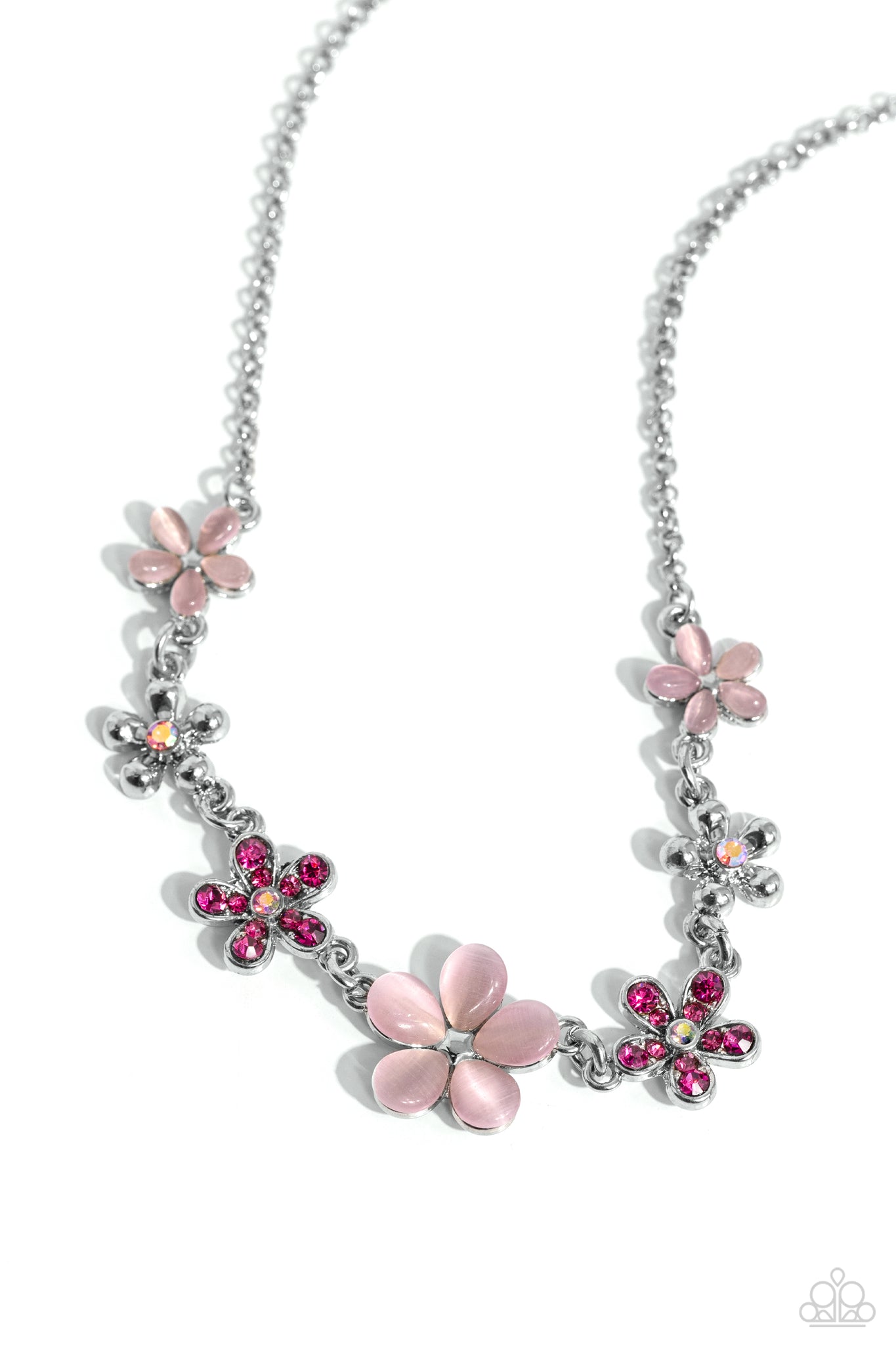 Spring Showcase Necklace (Purple, Pink)