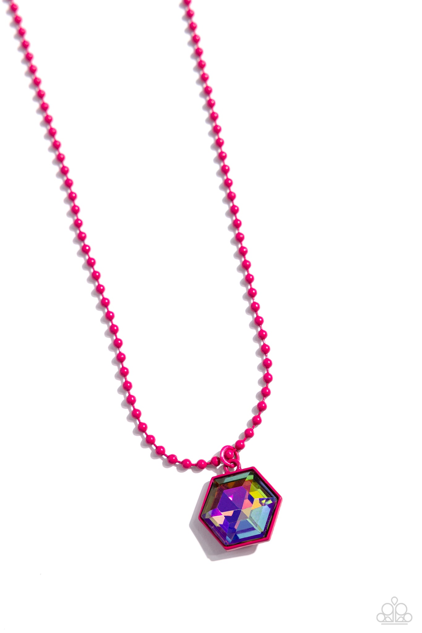 Sprinkle of Simplicity Necklace (Purple, Pink)
