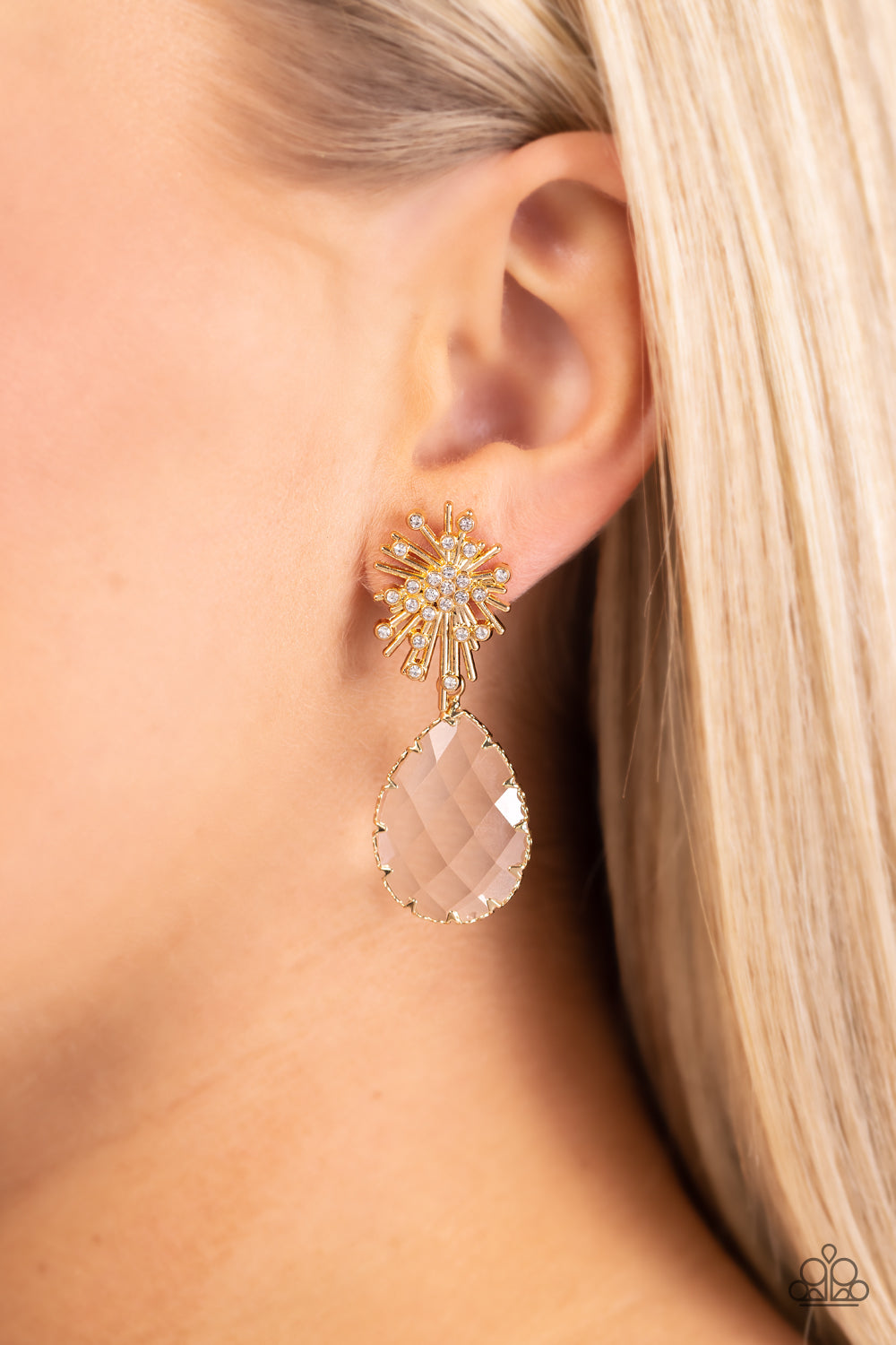 Stellar Shooting Star Earring (Multi, Gold)