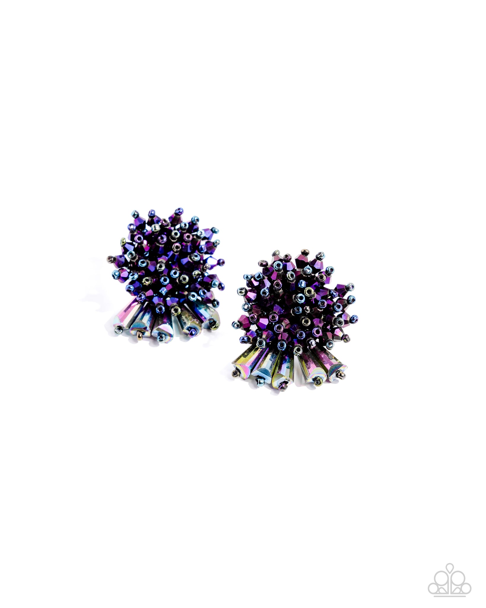 Streamlined Sass Purple Earring