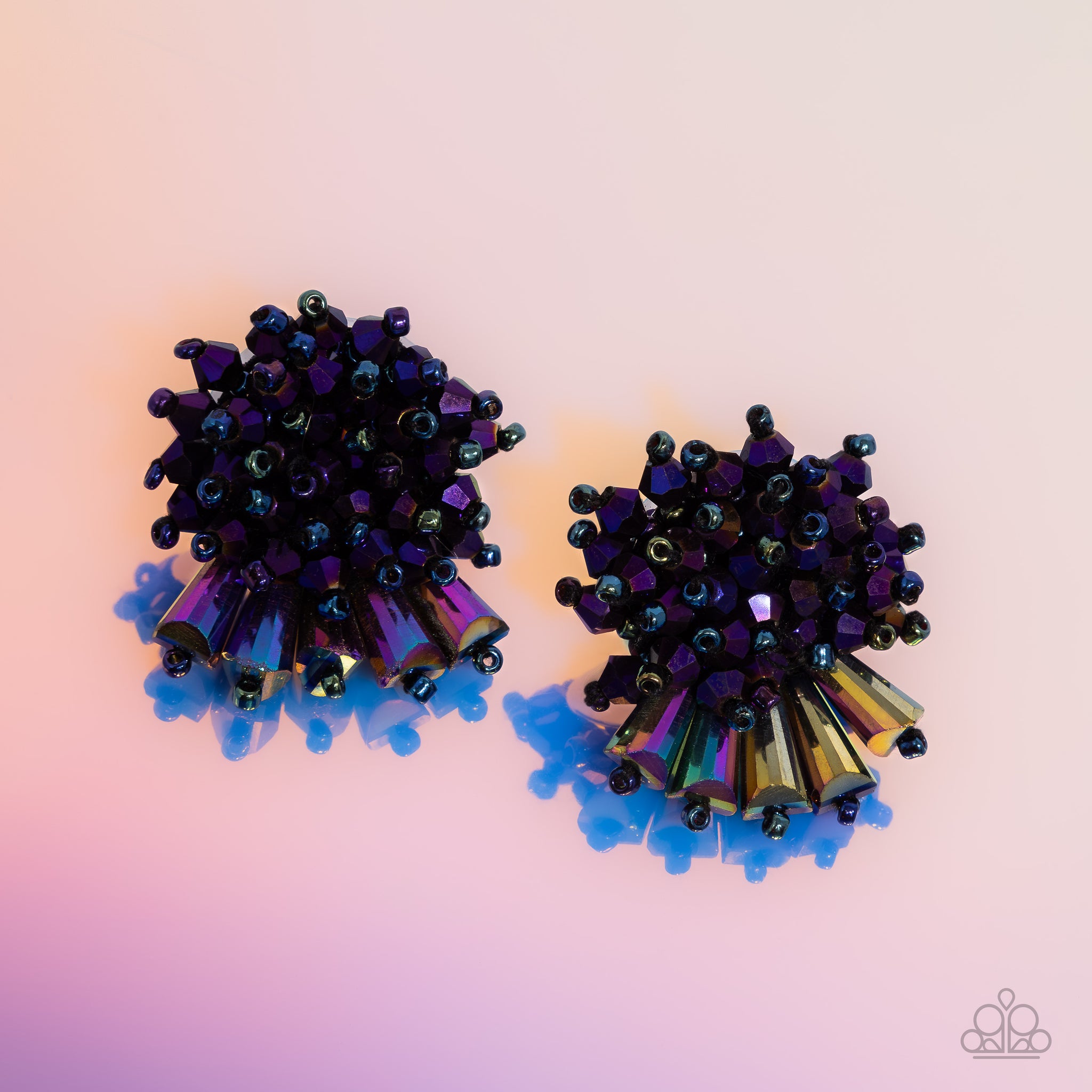 Streamlined Sass Purple Earring