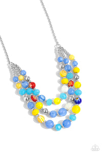 Summer Scope Necklace (Blue, Red)