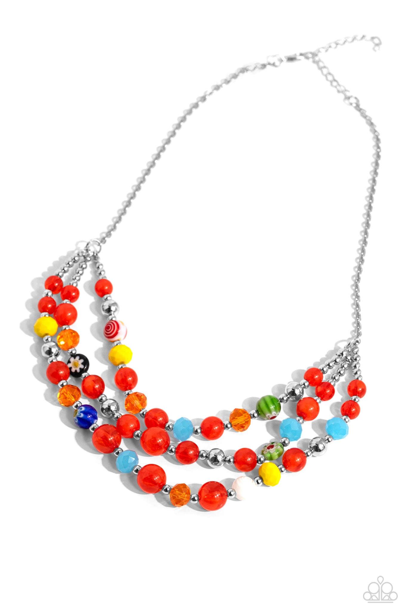 Summer Scope Necklace (Blue, Red)