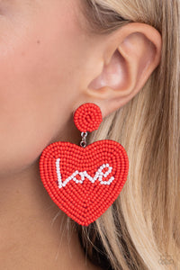 Sweet Seeds Earring (Pink, Red)