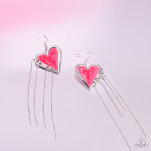 Sweetheart Specialty Earring (Black, Pink)