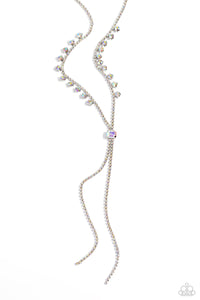Synchronized SHIMMER Necklace (Multi, White)