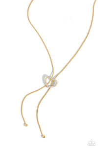 Tempting Tassel Necklace (Black, Gold)