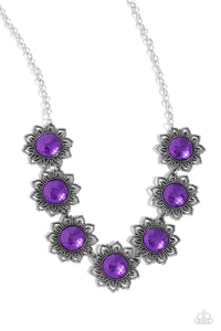 The GLITTER Takes It All Purple Necklace